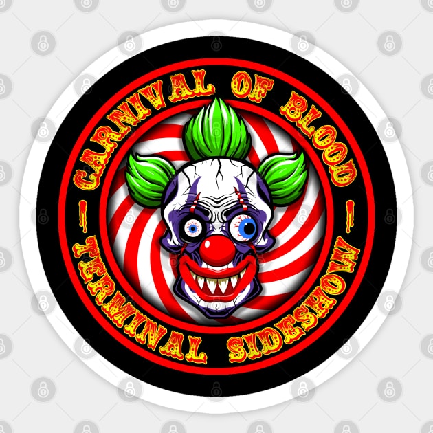 CARNIVAL OF BLOOD - TERMINAL SIDESHOW 3 Sticker by GardenOfNightmares